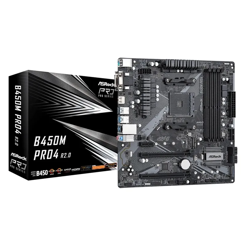 Asrock B450M PRO4 AM4 Asrock B450M PRO4 AM4