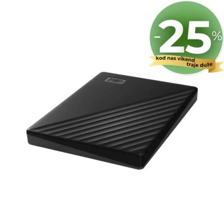 WD Externi USB3.2 2TB MY Passport crni, WDBYVG0020BBK
