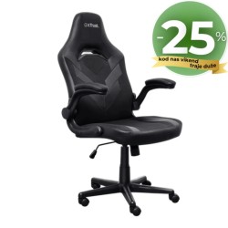 Trust gaming stolica GXT703R RIYE, crna