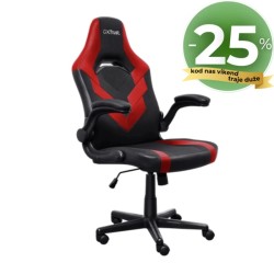 Trust gaming stolica GXT703R RIYE, crvena