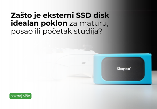 Zašto je eksterni SSD disk idealan poklon za maturu, posao ili početak studija? Zašto je eksterni SSD disk idealan poklon za maturu, posao ili početak studija?
